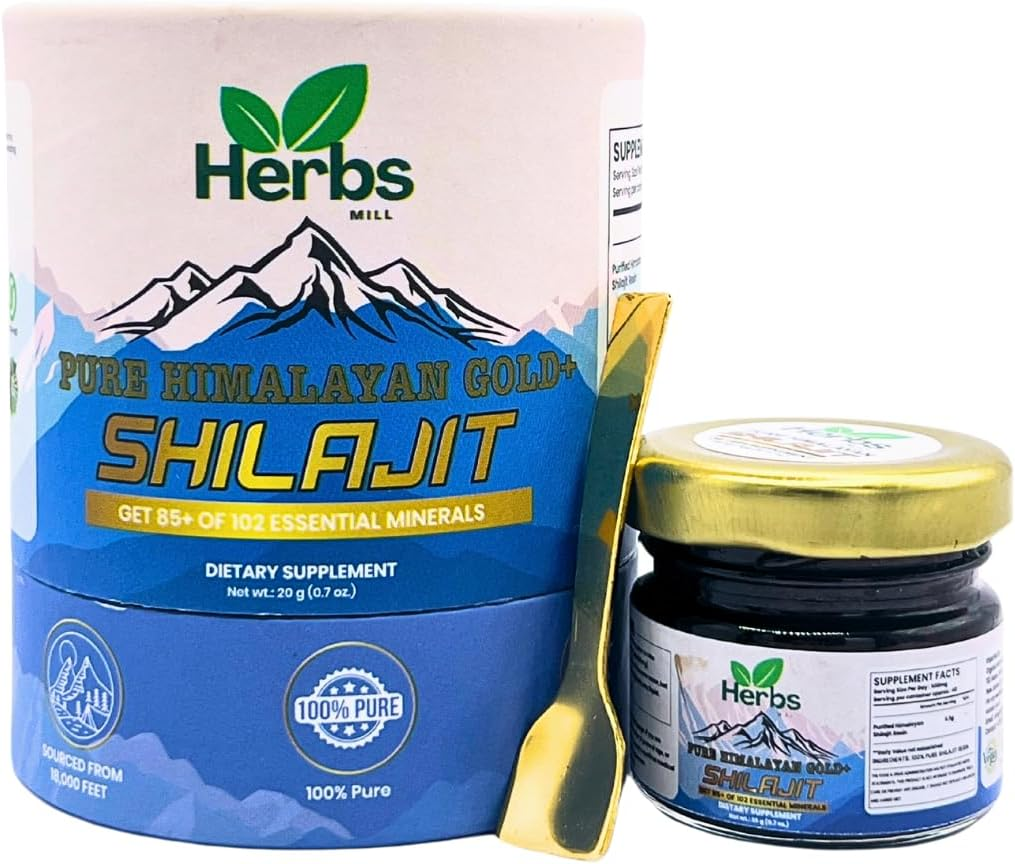 Herbs Mill Premium Himalayan Shilajit Resin